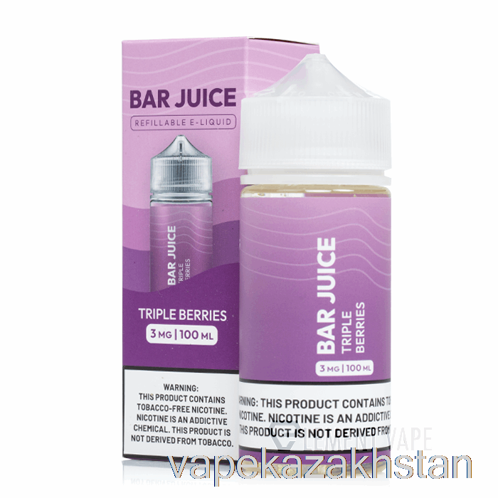 Vape Smoke Triple Berries - Bar Juice - 100mL 3mg